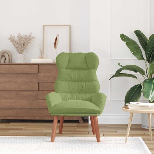 vidaXL fauteuil Vert clair 69 x 74 x 93 cm Velours