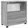 vidaXL Armoire de lavabo de salle de bain Gris Sonoma 60 x 30 x 60 cm
