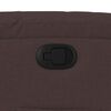 vidaXL Fauteuil inclinable marron fonc&eacute; tissu