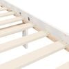 vidaXL Cadre de lit sans matelas blanc 90x190 cm bois de pin massif