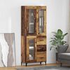 vidaXL Haut Armoire Bois Ancien 69,5 x 34 x 180 cm Bois d'ing&eacute;nierie