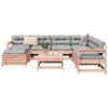 vidaXL Salon de jardin 8 pcs bois massif sapin de douglas