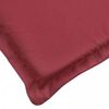 vidaXL Coussin de transat ensoleill&eacute; Rouge bordeaux 178 x 60 x 4 cm