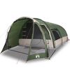 vidaXL Tente familiale tunnel 8 personnes vert imperm&eacute;able