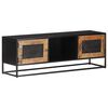 vidaXL Meuble TV 120x30x40 cm Bois de manguier brut