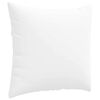 vidaXL Coussins de canapé 2 pcs Blanc 50 x 50 cm tissu
