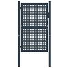 vidaXL Portail de cl&ocirc;ture Anthracite 102 x 200 cm Acier