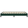 vidaXL Cadre de lit sans matelas vert fonc&eacute; 120x190 cm velours