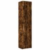 vidaXL Armoire de rangement mince ch&ecirc;ne fum&eacute; 50x42,5x225 cm