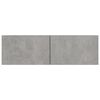 vidaXL Meubles TV 4 pcs Gris béton 100x30x30 cm Bois d'ingénierie