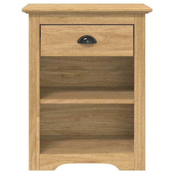 vidaXL Cabinet de chevet BODO Marron miel 53 x 38,5 x 67 cm