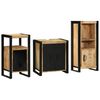 vidaXL Ensemble de mobilier de salle de bain avec tiroir 3 pcs