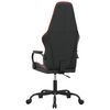 vidaXL Chaise de jeu Noir et rouge Similicuir