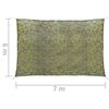 vidaXL Filet de camouflage avec sac de rangement 6x7 m Vert
