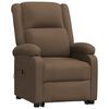 vidaXL Fauteuil Marron Tissu