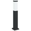 vidaXL Borne lumineuse 50 cm noire IP44