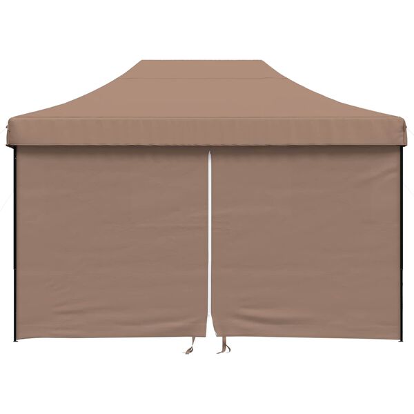 vidaXL Tente de f&ecirc;te Marron 279 x 410 x 315 cm Tissu Oxford