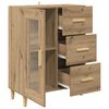 vidaXL Buffet Ch&ecirc;ne artisanal 69,5 x 34 x 90 cm Bois d'ing&eacute;nierie