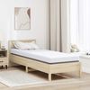 vidaXL Surmatelas Blanc 80 x 200 cm Tissu Jacquard