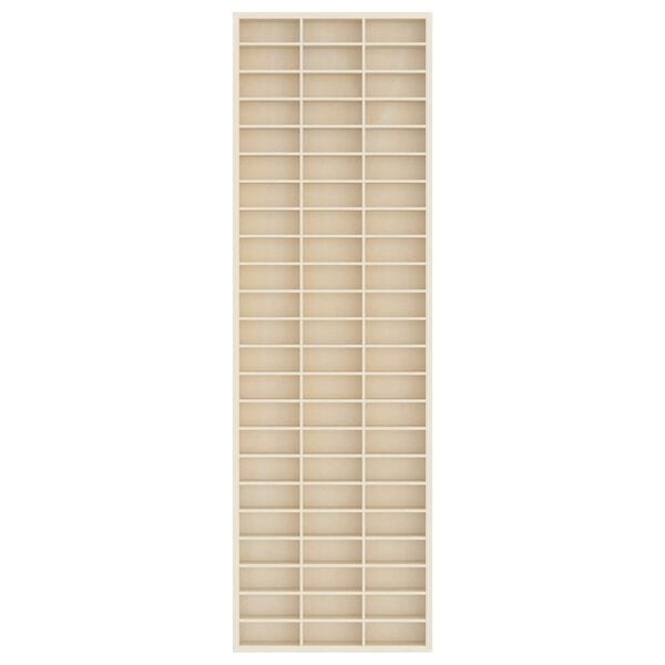 vidaXL Vitrine Murale Beige 30 x 4,5 x 96 cm Bois d'ing&eacute;nierie