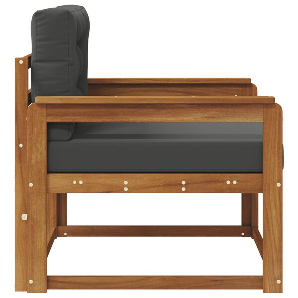 vidaXL Sofa de milieu ext&eacute;rieur Bois d'Acacia Massif Naturel