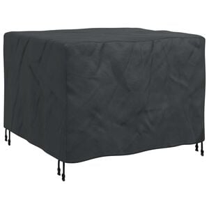 vidaXL Housse pour meubles Uni Noir 113 x 113 x 73 cm 210D