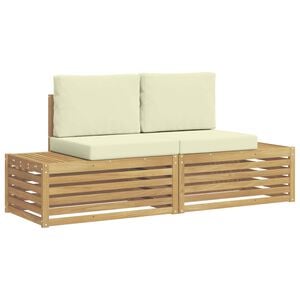 vidaXL Ensemble de canap&eacute;s d'ext&eacute;rieur Blanc 182,5 x 63 x 73 cm