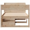 vidaXL Cadre de lit sans matelas 90x190 cm bois de pin massif
