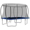 vidaXL Ensemble de trampoline rectangulaire 335x244x90 cm 150 kg