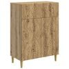 vidaXL Buffet Ch&ecirc;ne artisanal 66 x 34,5 x 90 cm Bois d'ing&eacute;nierie