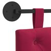 vidaXL T&ecirc;te de lit suspendue Bordeaux 210 x 55 x 7 cm Velours