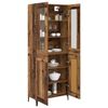 vidaXL Haut Armoire Bois Ancien 69,5 x 34 x 180 cm Bois d'ing&eacute;nierie