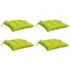 vidaXL Coussins de palette lot de 4 vert brillant 50x50x7 cm
