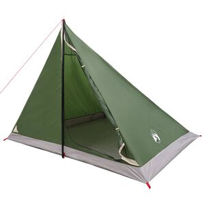vidaXL Tente de randonn&eacute;e Vert 4 personnes