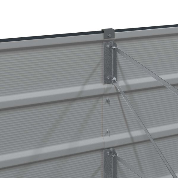 vidaXL Jardini&egrave;re Anthracite 480 x 50 x 45 cm Acier galvanis&eacute;