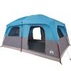 vidaXL Tente de cabine familiale 8 personnes bleu imperm&eacute;able