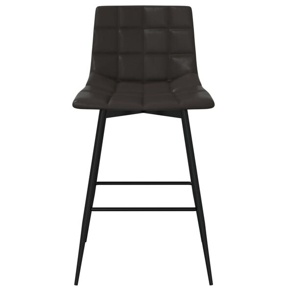 vidaXL Tabouret de bar Gris Similicuir
