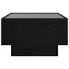vidaXL Table basse Ch&ecirc;ne noir 50 x 50 x 30 cm Bois d'ing&eacute;nierie