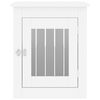 vidaXL Meuble de cage pour chiens blanc 55x75x65 cm bois d'ingénierie