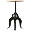 vidaXL Table de bar Bois de manguier massif 60 x (76-110) cm
