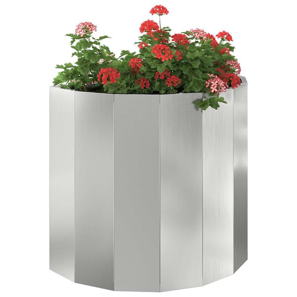 vidaXL Jardini&egrave;re Argent 60 x 30 x 50 cm Acier galvanis&eacute;