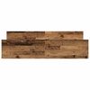 vidaXL Cadre de lit sans matelas vieux bois 160x200 cm bois ing&eacute;nierie
