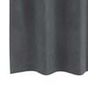 vidaXL Rideaux occultants 2 pcs Gris clair 140 x 260 cm Velours