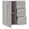 vidaXL Buffet sonoma gris 69,5x34x90 cm bois d'ing&eacute;nierie