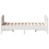 vidaXL Cadre de lit sans matelas blanc 120x190 cm bois de pin massif
