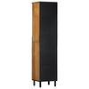 vidaXL Armoire salle de bain marron 38x33x160 cm bois massif manguier