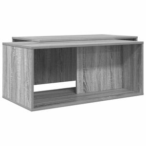 vidaXL Ensemble de tables basses 2 pc Gris Sonoma 90 x 48 x 40 cm