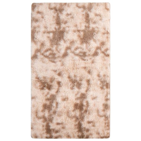 vidaXL Tapis &agrave; poils longs Cr&egrave;me 300x200 cm