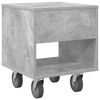 vidaXL Table de chevet 2 pcs Gris b&eacute;ton 40,5 x 40 x 48 cm