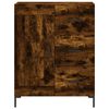 vidaXL Buffet haut Ch&ecirc;ne fum&eacute; 69,5x34x180 cm Bois d'ing&eacute;nierie